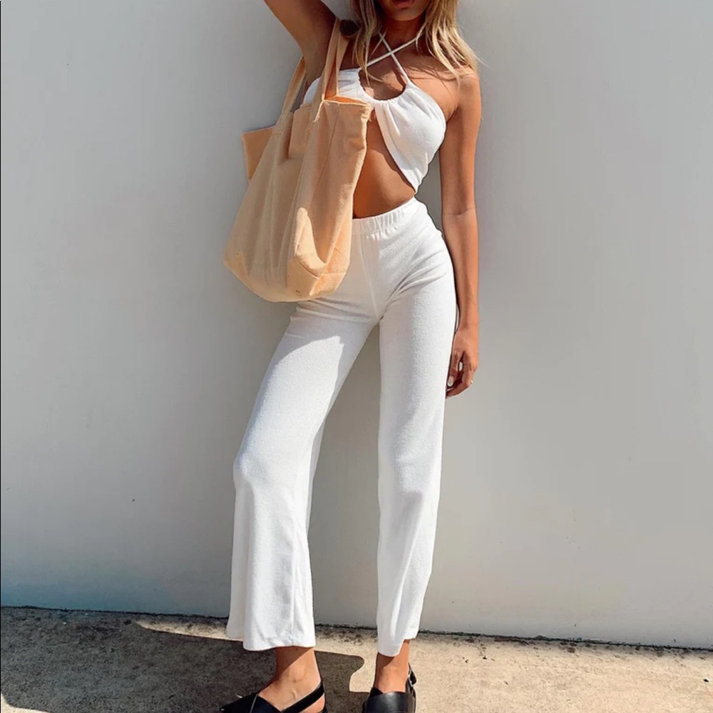 Princess Polly white terry set